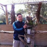 With Kaola in Melbourne